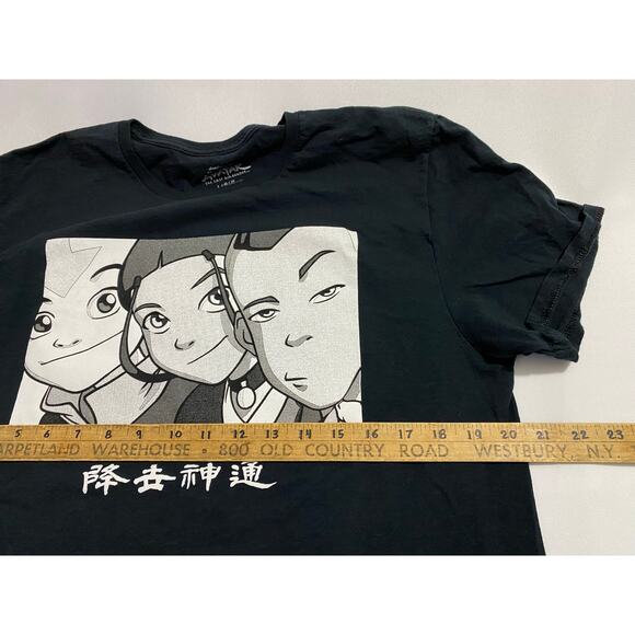 Avatar The Last Airbender Kanji Group Shot Aang Katara Sokka Men's Size Large - Picture 3 of 8